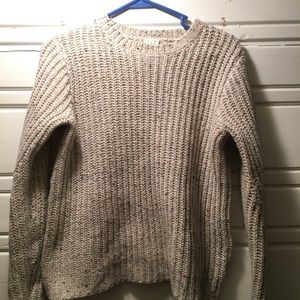 Speckled sweater